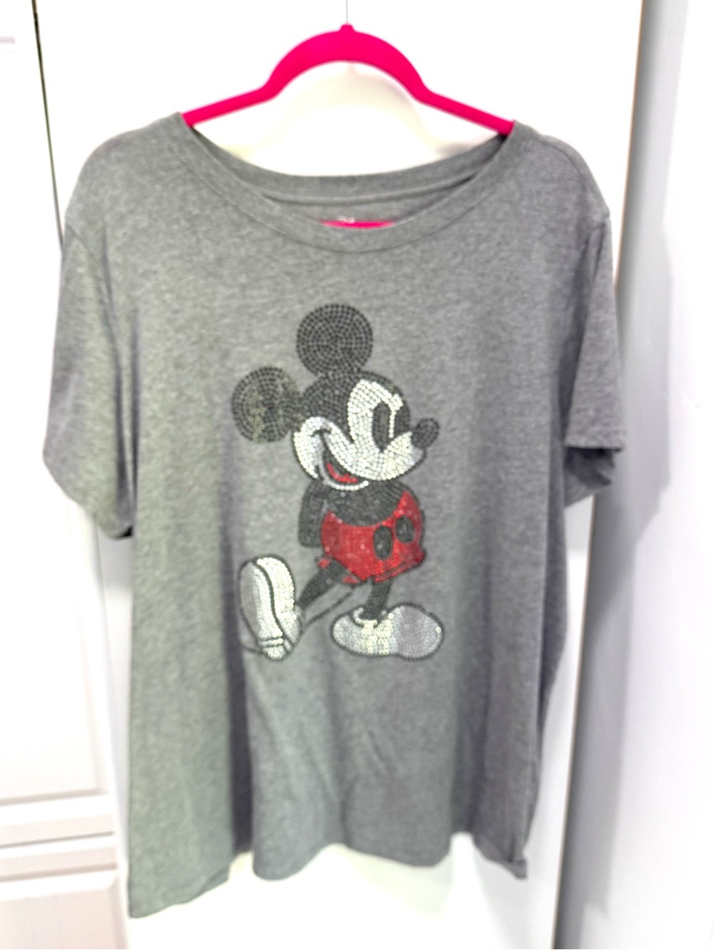 DISNEY Classic Mickey Gray Short-Sleeve Tee